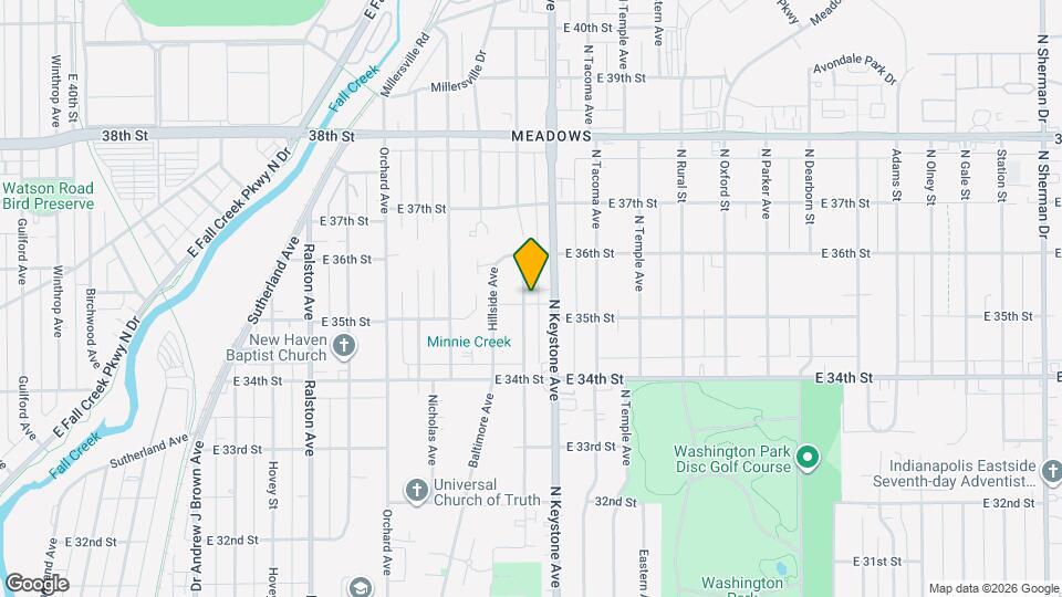 3505 Brouse Ave Map and Location Details