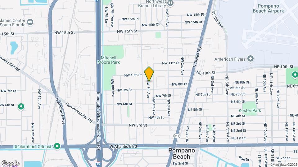 840 NW 5th Ave Map and Location Details
