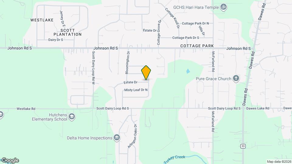 9580 Estate Dr Map and Location Details