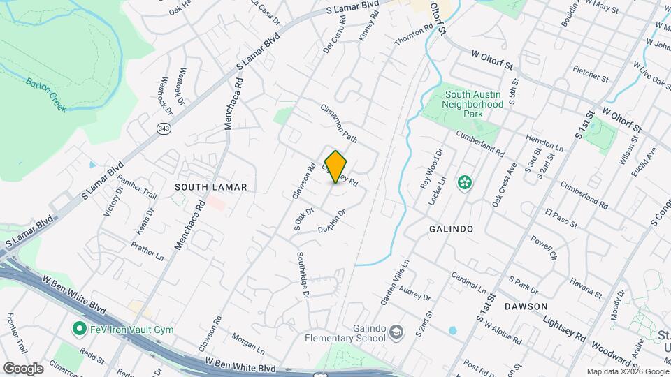 3203 S Oak Dr Map and Location Details