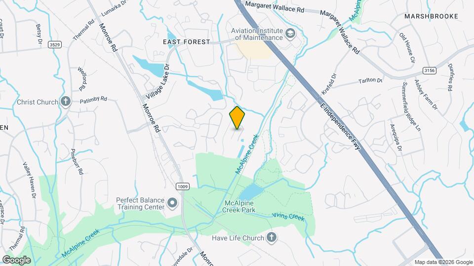 Creekridge on the Park Mapa y Detalles de la Ubicación