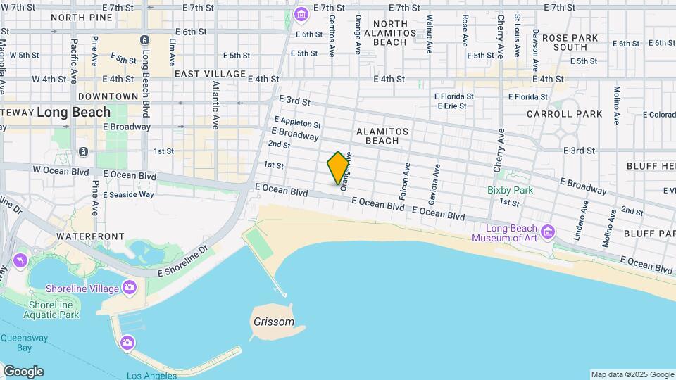 1175 E Ocean Blvd Map and Location Details