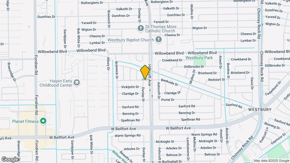 10803 Dunlap St Map and Location Details