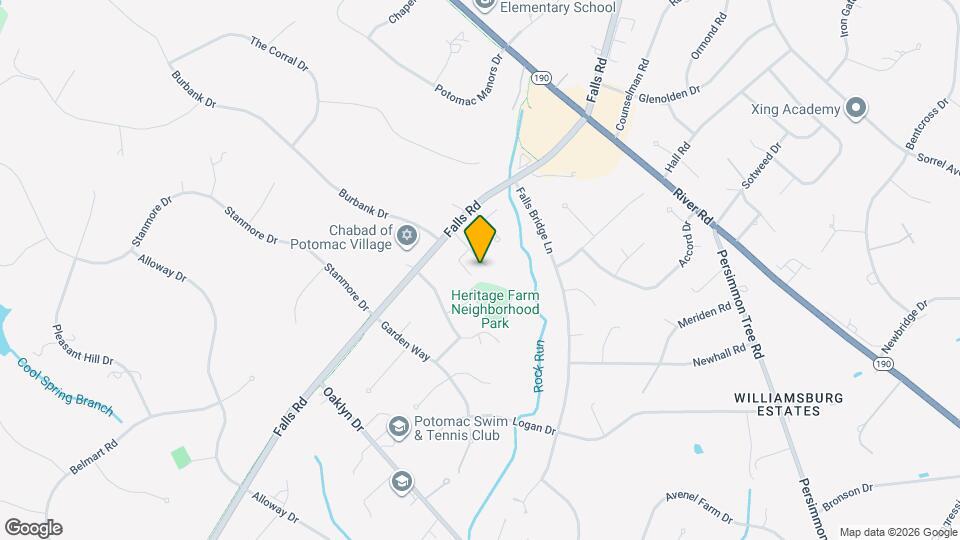 10304 Snowpine Way Map and Location Details