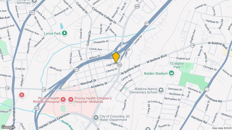 2408 High St Map and Location Details