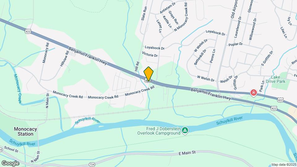 The Pointe at Douglassville Map and Location Details