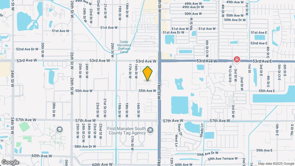 1501 54th Ave Dr W Map and Location Details