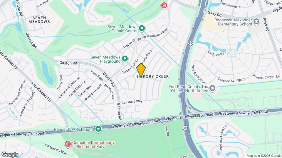 7023 Brockington Dr Map and Location Details