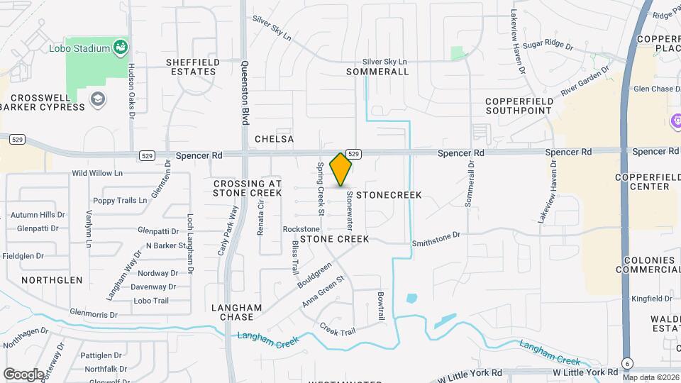 16715 Rockbend Map and Location Details