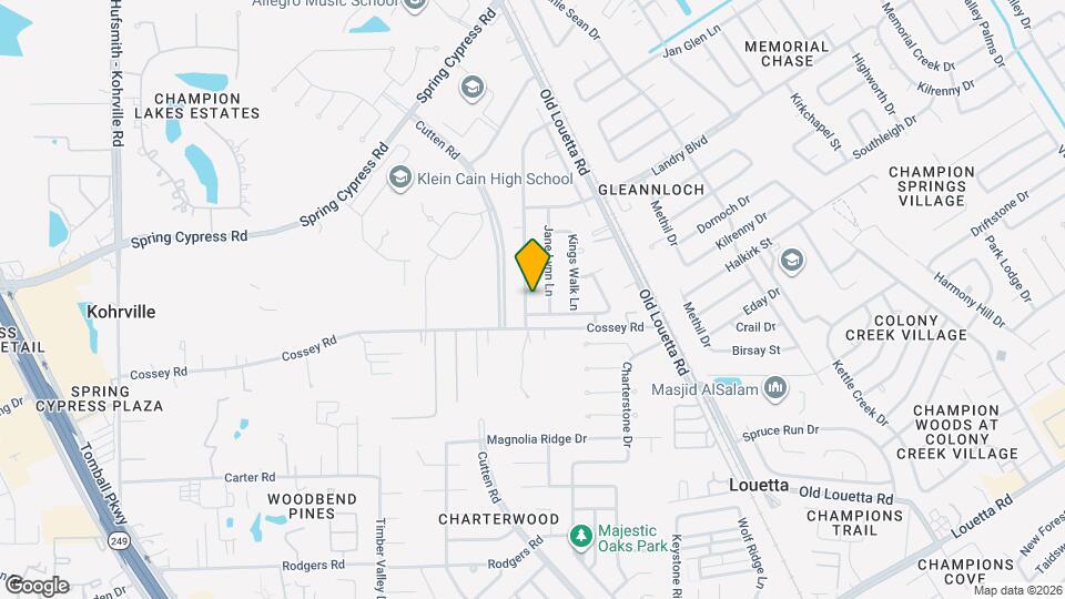 16922 Camberwell Green Ln Map and Location Details