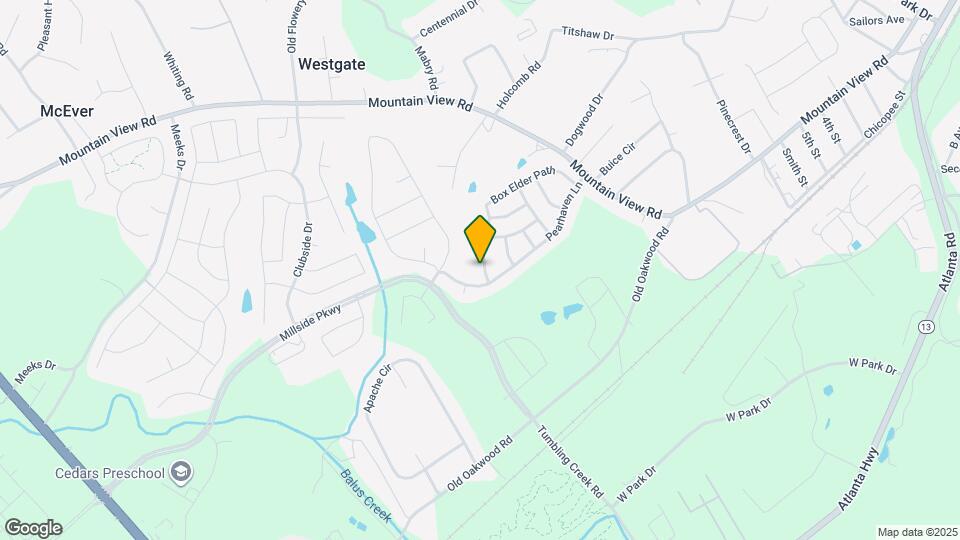 4334 Box Elder Path Map and Location Details