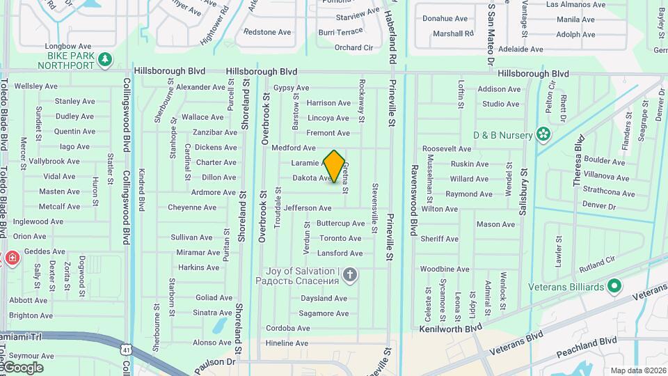 18404 Moonshadow Ave. Mapa y Detalles de la Ubicación