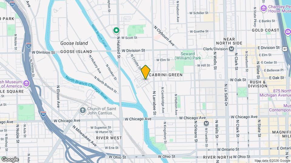 1010 N Crosby St, Unit J00P Map and Location Details