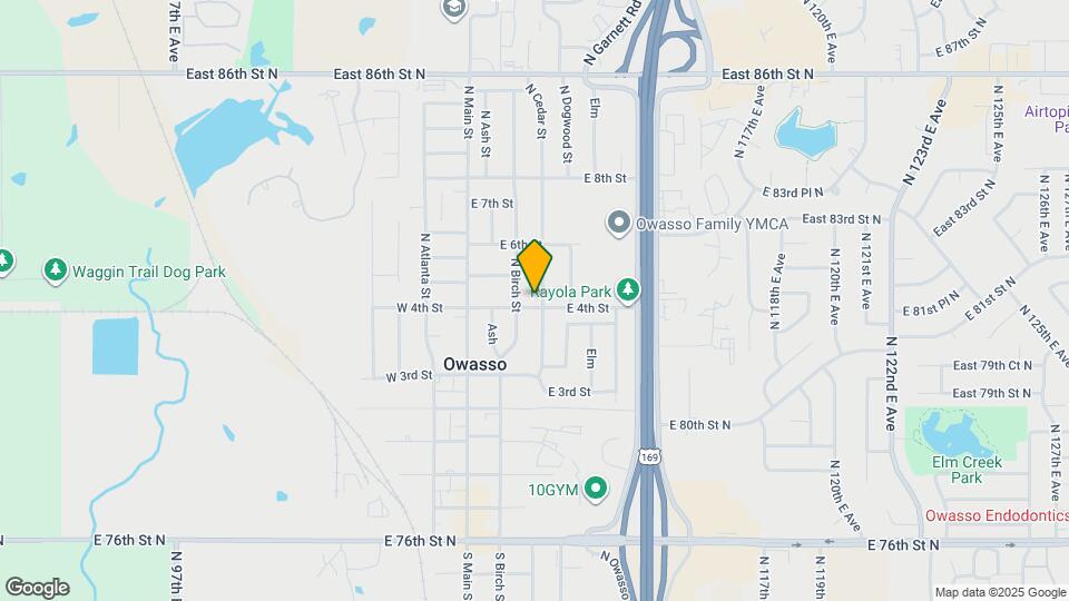 402 N Cedar St Map and Location Details