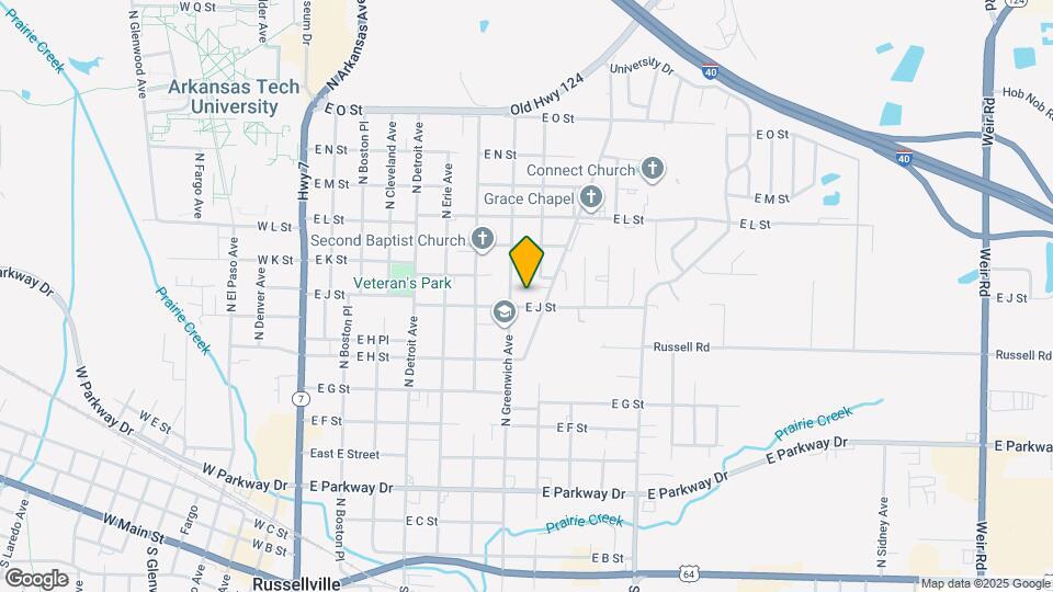 705 E J St Map and Location Details