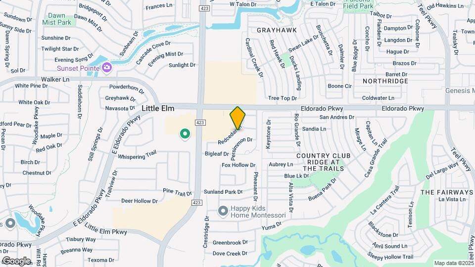 2668 Redcedar Dr Map and Location Details