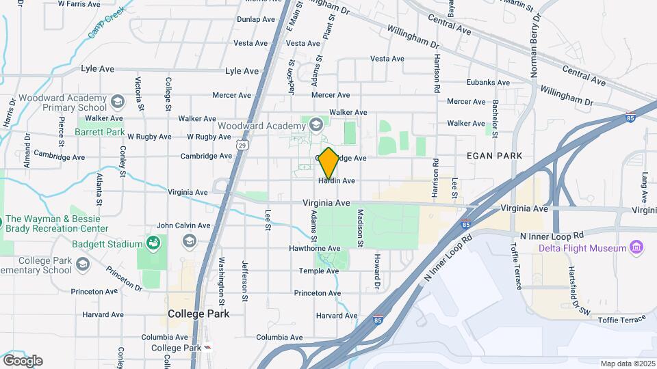 1594 Hardin Ave Map and Location Details