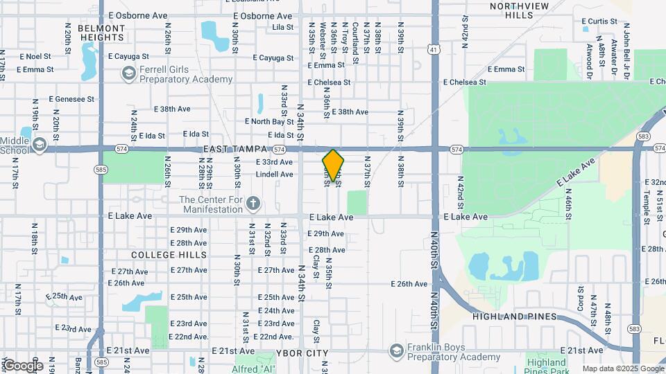 3720 N 36th St Map and Location Details