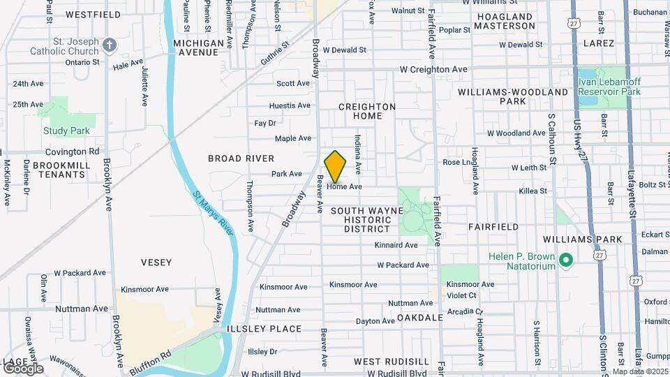 949 Home Ave Map and Location Details