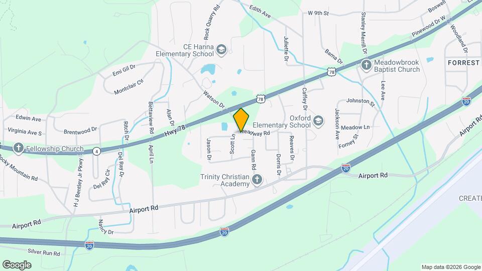 395 Treadway Rd Map and Location Details