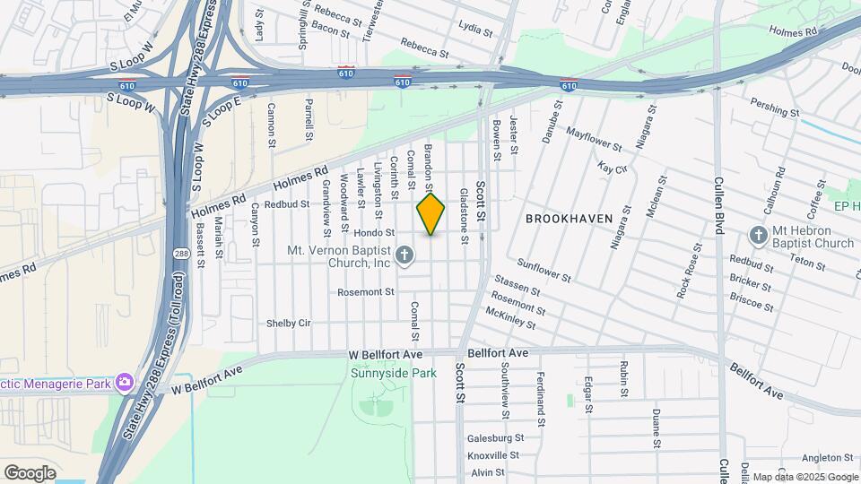 8110 Brandon St Map and Location Details