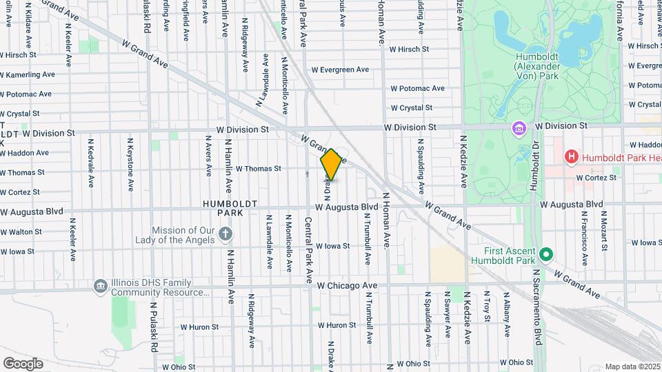 1031 N Drake Ave Map and Location Details