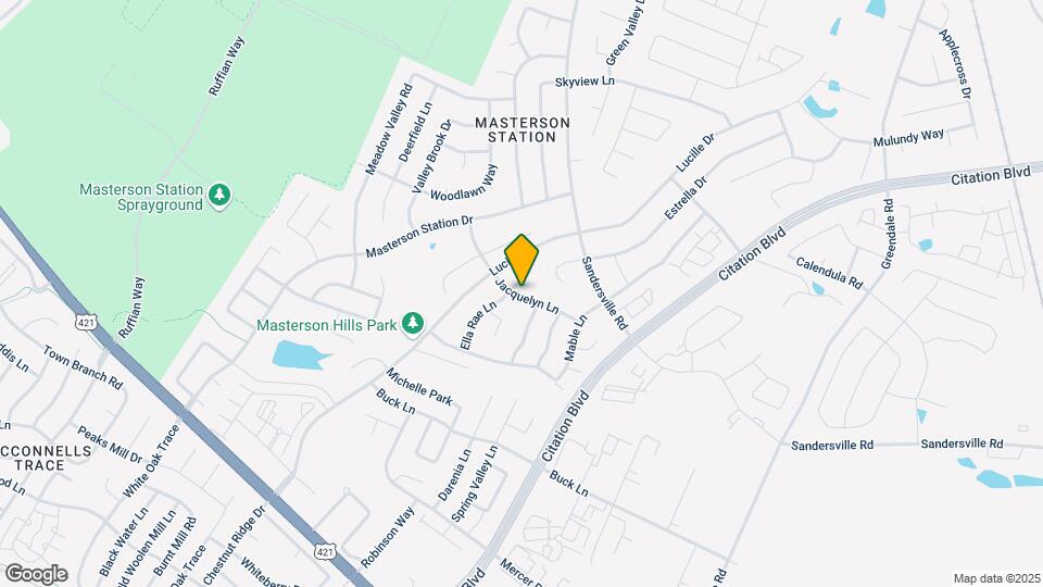 2741 Jacquelyn Ln Mapa y Detalles de la Ubicación