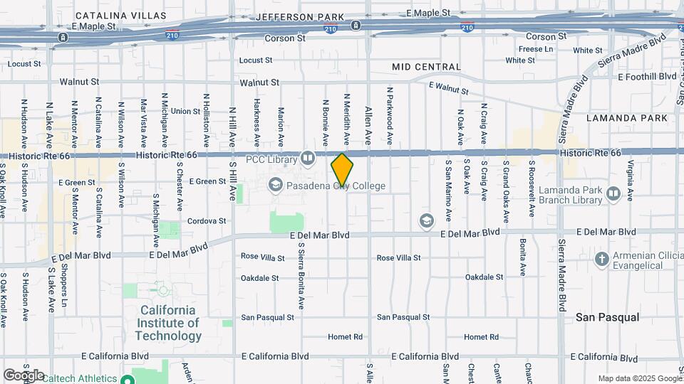 99 S Meridith Ave Map and Location Details