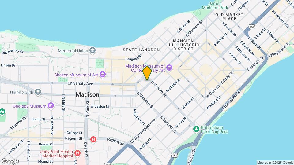 412 W Johnson St Mapa y Detalles de la Ubicación