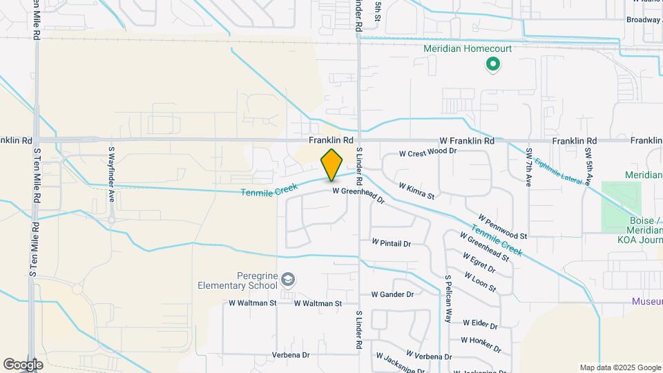 1728 W Greenhead Dr Map and Location Details