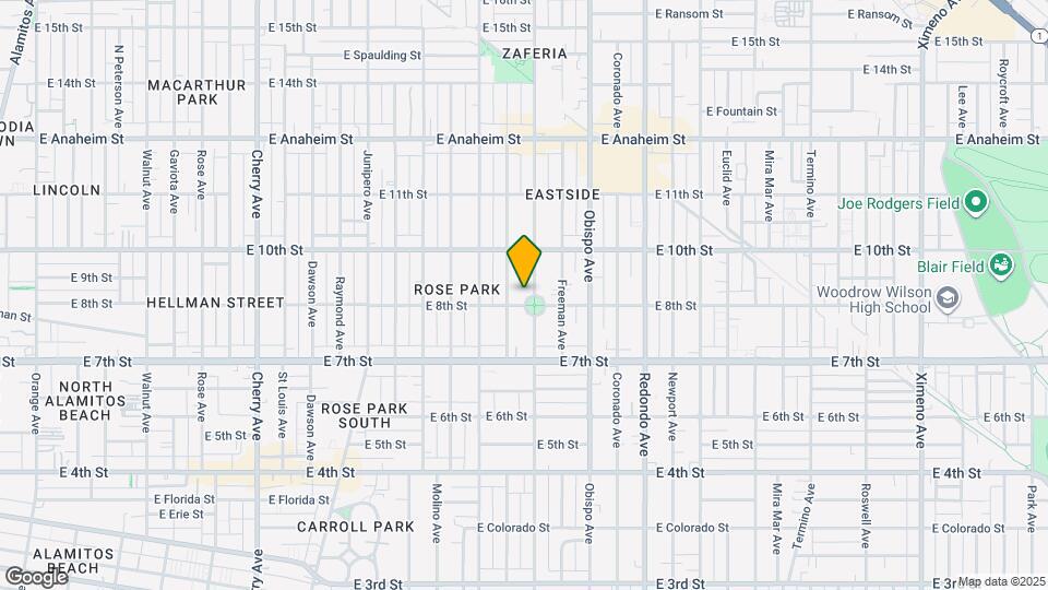 800 Orizaba Ave Map and Location Details