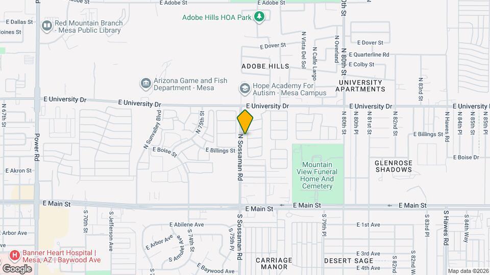 246 N Seymour Map and Location Details