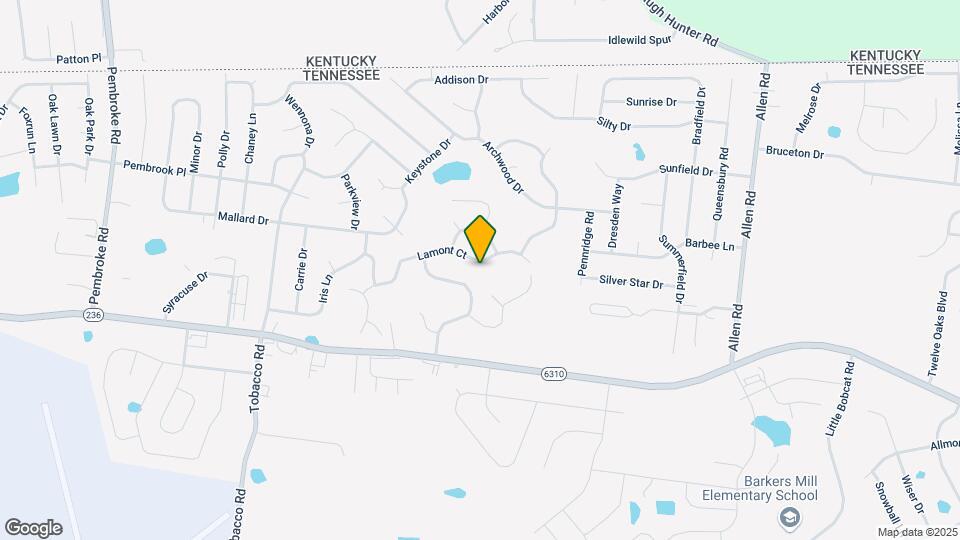 1135 Lamont Ct Map and Location Details
