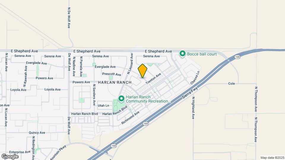 1843 N Whitehorse Ln Map and Location Details