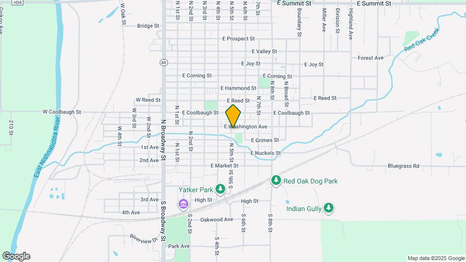 500 E Washington Ave Map and Location Details