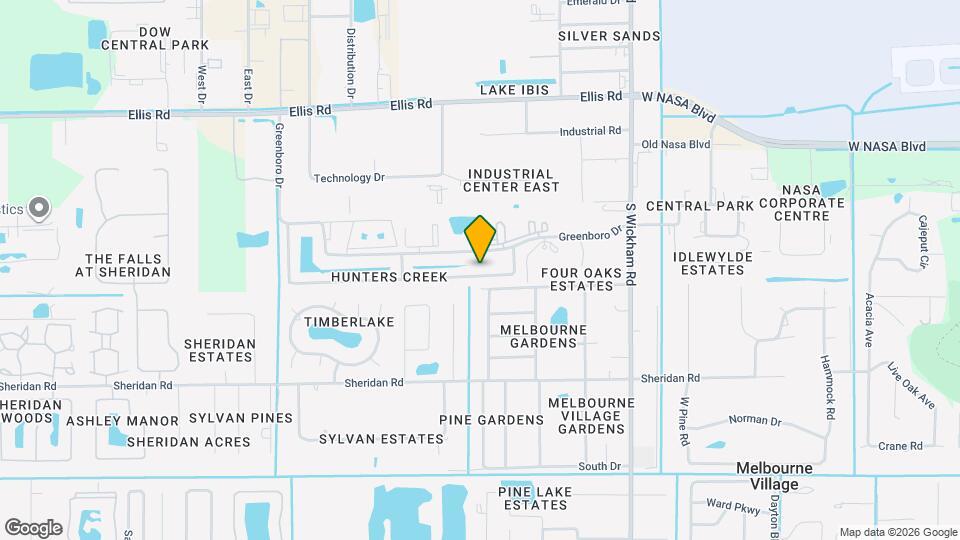 816 Hunters Creek Dr Map and Location Details