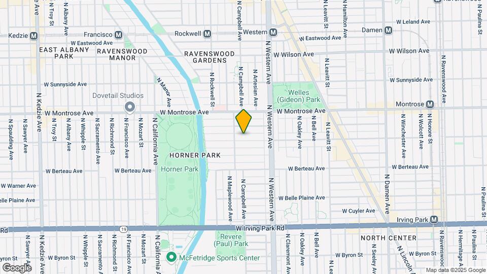 2460 W Cullom Ave, Unit #2 Map and Location Details