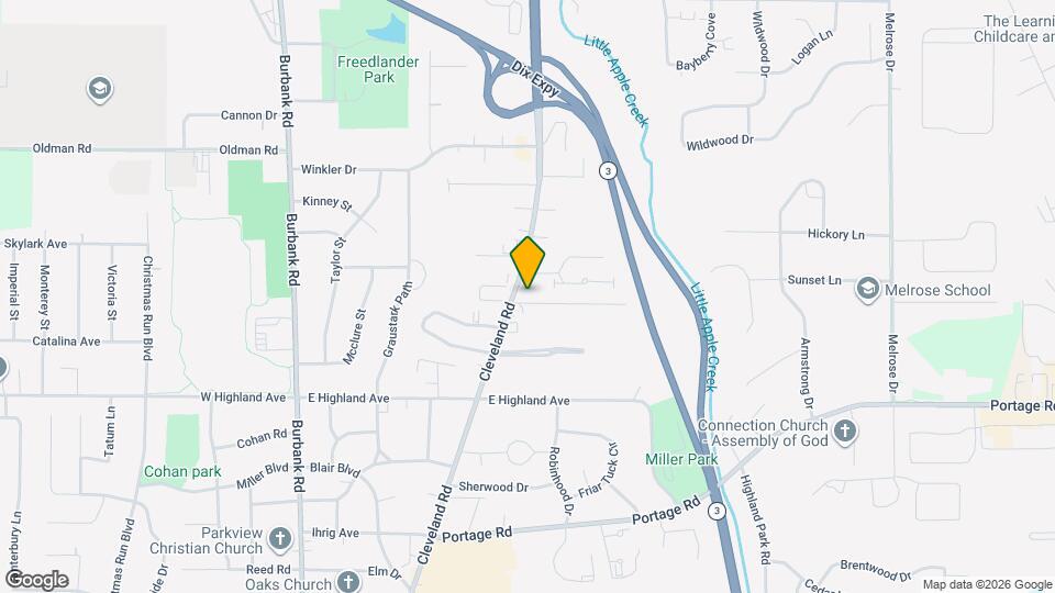 2627-2661 Cleveland Rd Map and Location Details