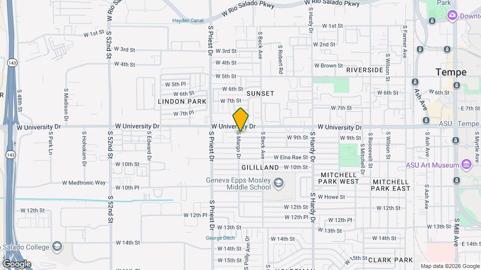 1242 W 9th St Mapa y Detalles de la Ubicación