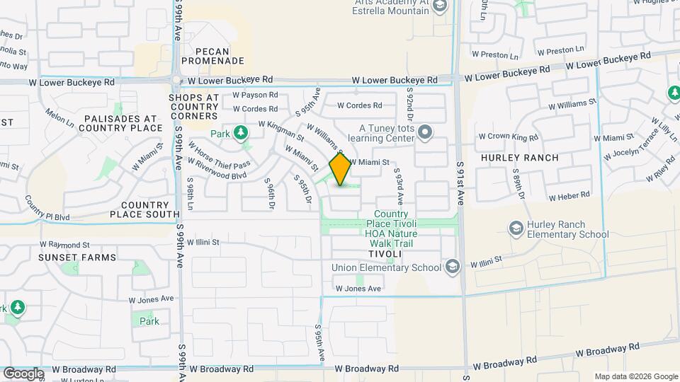 9428 W Riverside Ave Mapa y Detalles de la Ubicación