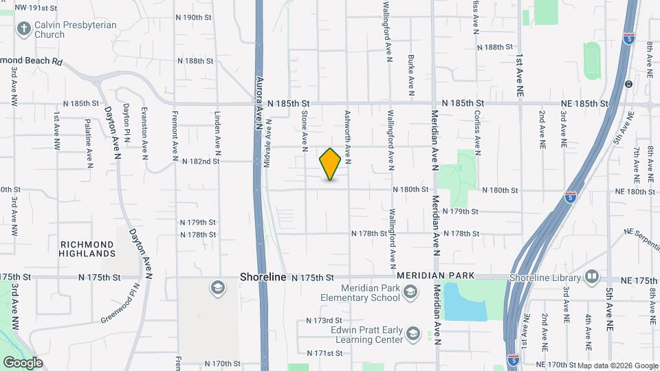 1334 N 180th St Map and Location Details