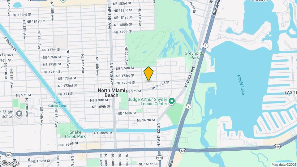 2150 NE 172nd St Map and Location Details