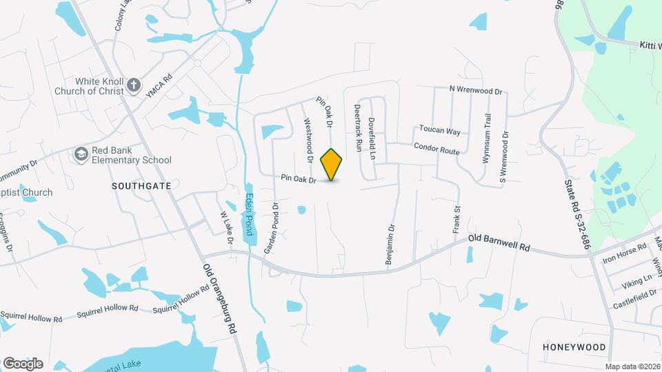 316 Pin Oak Dr Map and Location Details