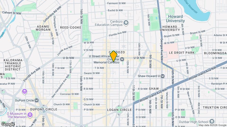 1330 Wallach Pl NW Map and Location Details