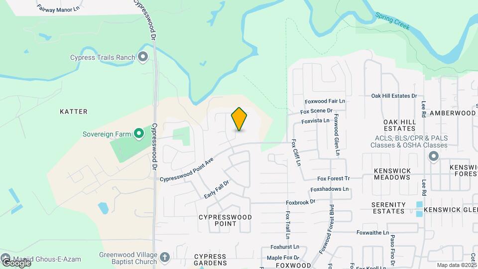 20910 Big Cypress Creek Trail Map and Location Details