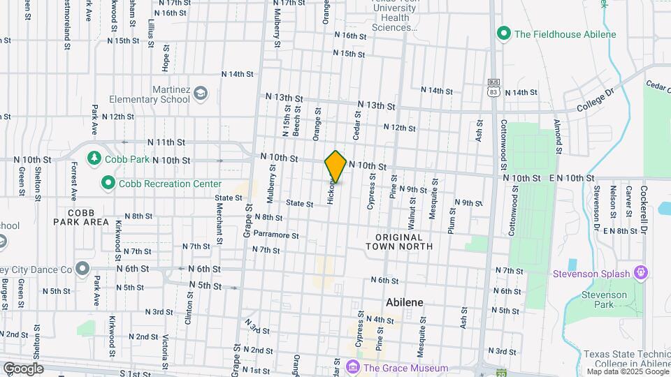 887 Hickory St Map and Location Details