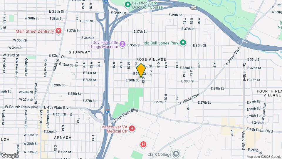 1410 E 30th St Map and Location Details