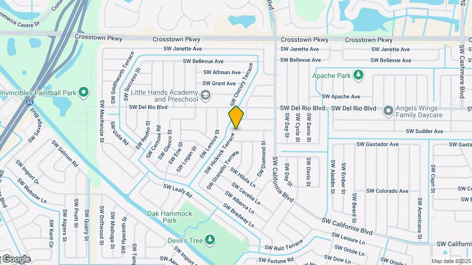 1829 SW Hickock Terrace Map and Location Details