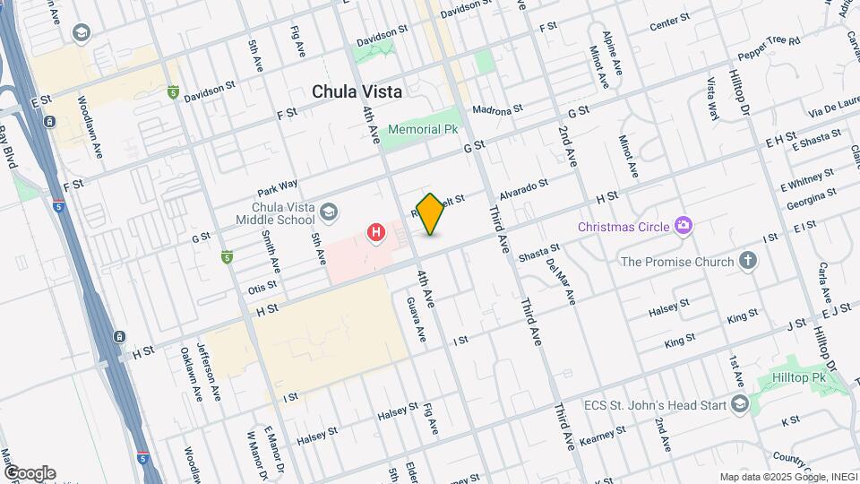 385 H St Mapa y Detalles de la Ubicación