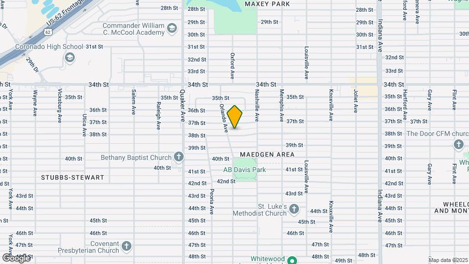4020 38th St Map and Location Details